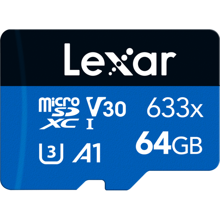Lexar Haute Performance 64 Go 633x microSDXC UHS-I Disques durs ext...