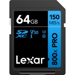 Lexar Pro Blue Series 64GB SDXC Disques durs externes Lexar Maroc