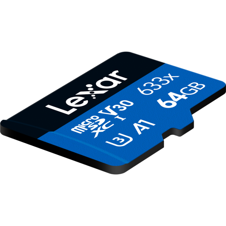 Lexar Haute Performance 64 Go 633x microSDXC UHS-I Disques durs ext...