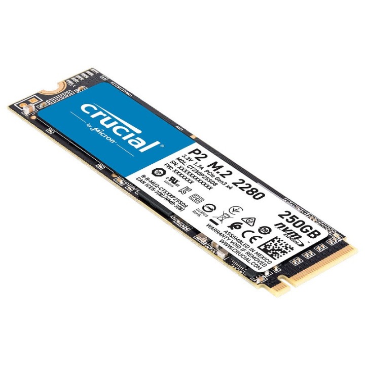 Crucial P2 M.2 PCIe NVMe 250GB Disques SSD Crucial Maroc