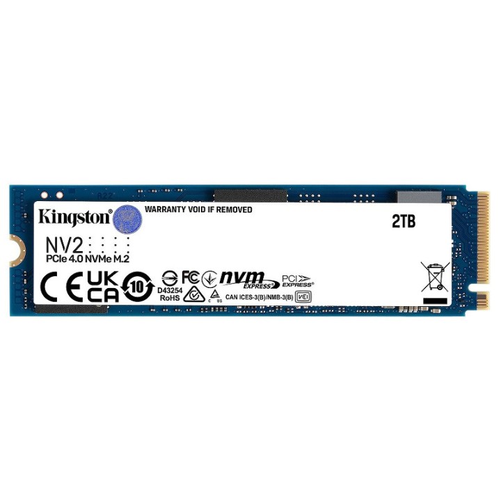 Kingston SSD NV2 2TB M.2 NVMe Disques SSD Kingston Maroc