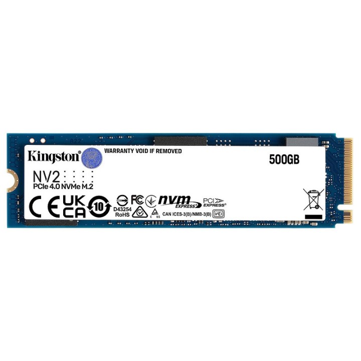 Kingston SSD NV2 500GB M.2 NVMe Disques SSD Kingston Maroc