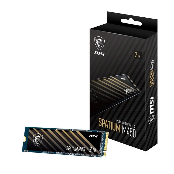 MSI SPATIUM M450 NVMe M.2 2TB Disques SSD MSI Maroc