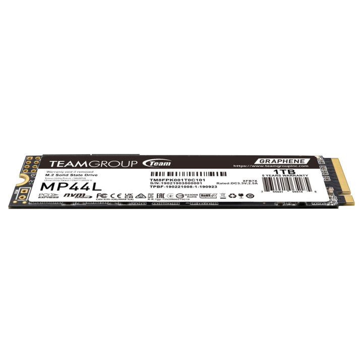TeamGroup MP44L M.2 PCIe 4.0 NVMe 1TB Disques SSD Team Group Maroc