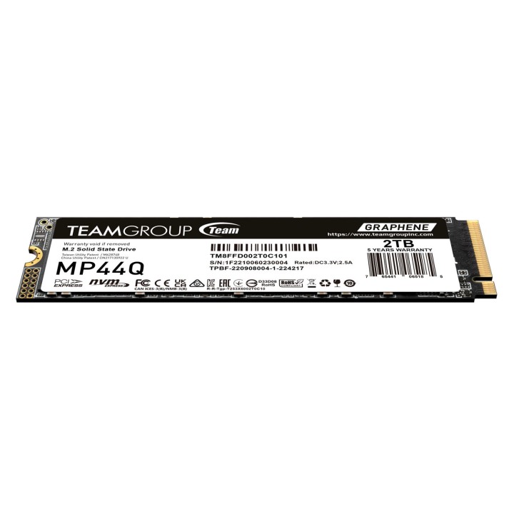 TeamGroup MP44Q M.2 PCIe NVMe 2TB Disques SSD Team Group Maroc