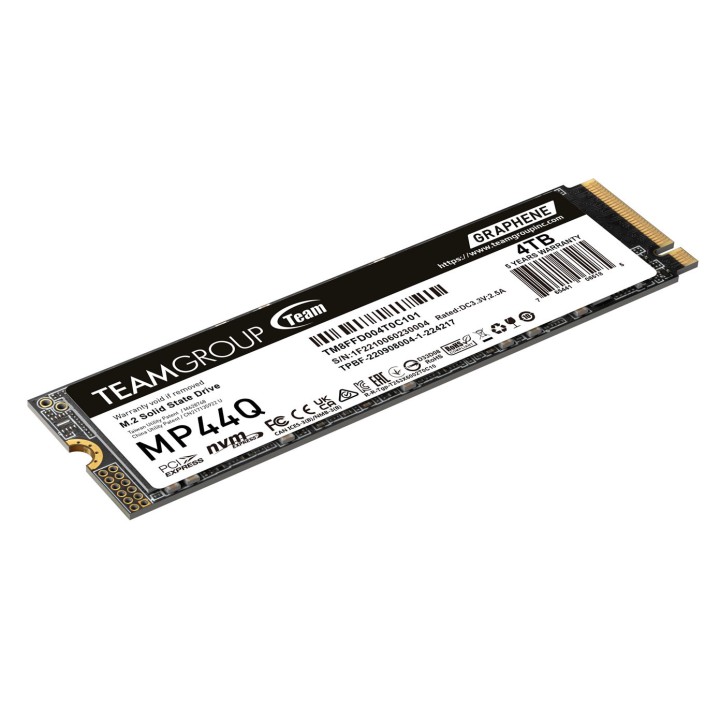 TeamGroup MP44Q M.2 PCIe NVMe 4TB Disques SSD Team Group Maroc