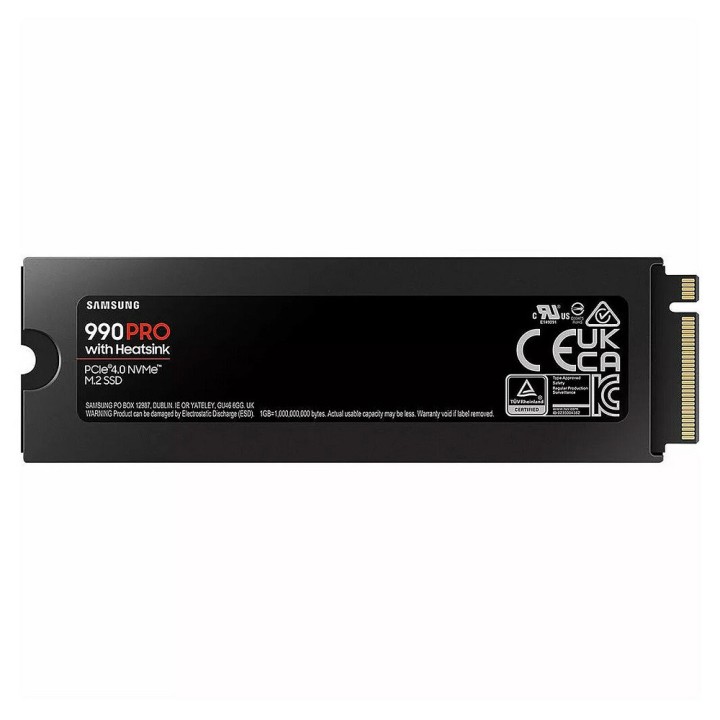 Samsung SSD 990 PRO M.2 PCIe NVMe 4TB avec dissipateur (Sans emball...