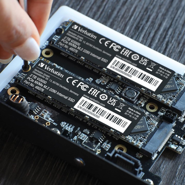 VERBATIM Vi3000 2TB M.2 PCle GEN3X4 Disques SSD VERBATIM Maroc