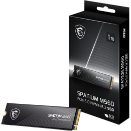 MSI SPATIUM M560 PCIe 5.0 NVMe M.2 1TB Disques SSD MSI Maroc