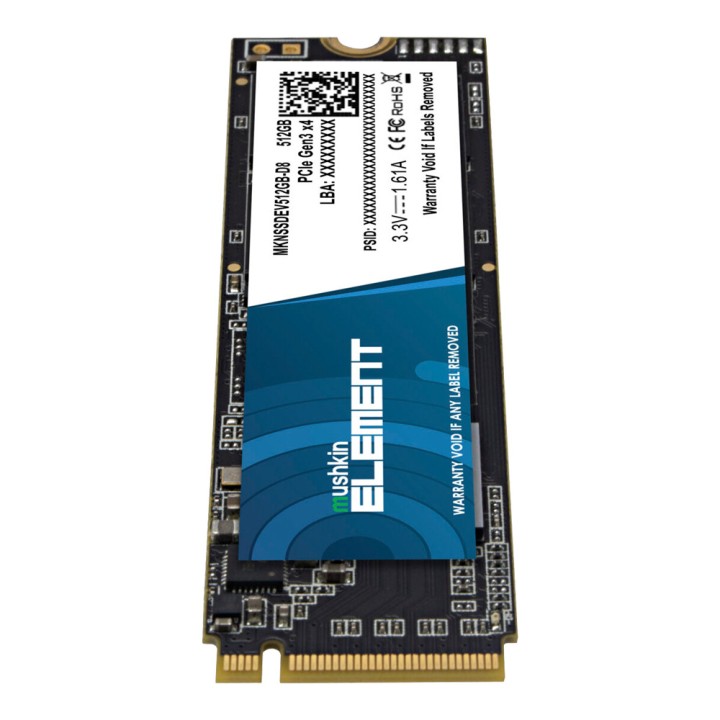 Mushkin Element M.2 PCIe NVMe 512GB Disques SSD Mushkin Maroc