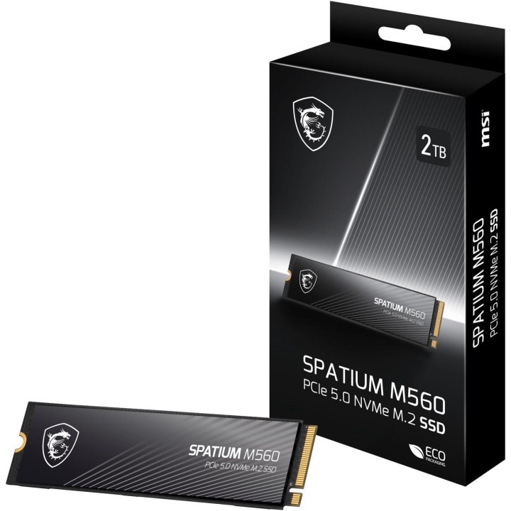 MSI SPATIUM M560 PCIe 5.0 NVMe M.2 2TB Disques SSD MSI Maroc