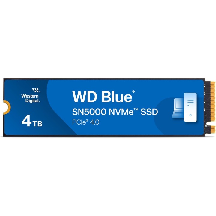 Western Digital SSD WD Blue SN5000 4TB (Sans emballage) Disques SSD...
