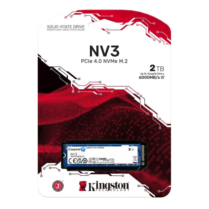 Kingston SSD NV3 2TB M.2 NVMe Disques SSD Kingston Maroc