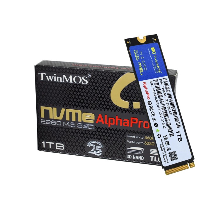TwinMOS AlphaPro M.2 PCIe NVMe 512GB Disques SSD TwinMOS Maroc
