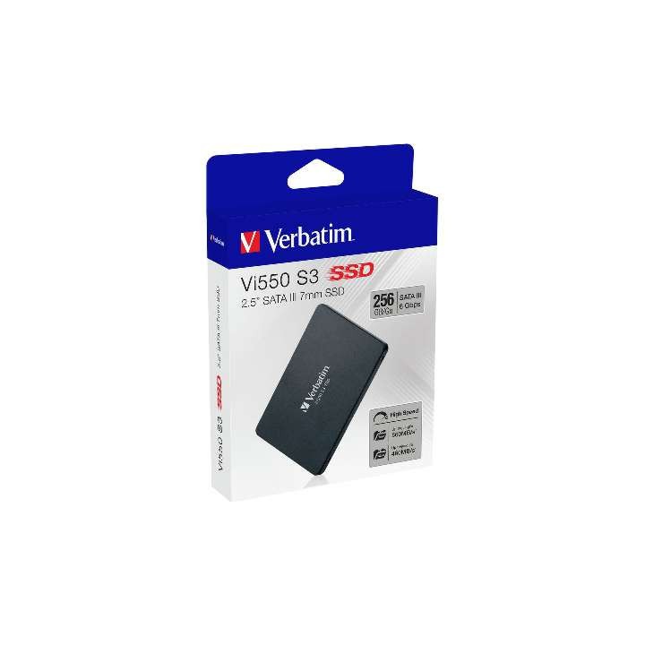 VERBATIM Vi550 256GB 2.5" Disques SSD VERBATIM Maroc