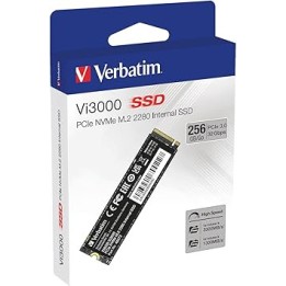 VERBATIM Vi3000 256GB M.2 PCle GEN3X4 Disques SSD VERBATIM Maroc