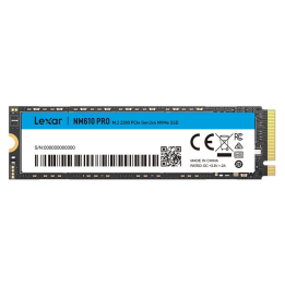 Lexar NM610 PRO M.2 PCIe Gen3x4 NVMe 500GB Disques SSD Lexar Maroc