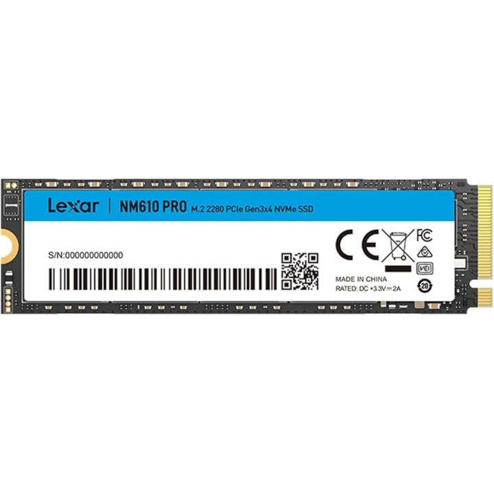Lexar NM610 PRO M.2 PCIe Gen3x4 NVMe 2TB Disques SSD Lexar Maroc