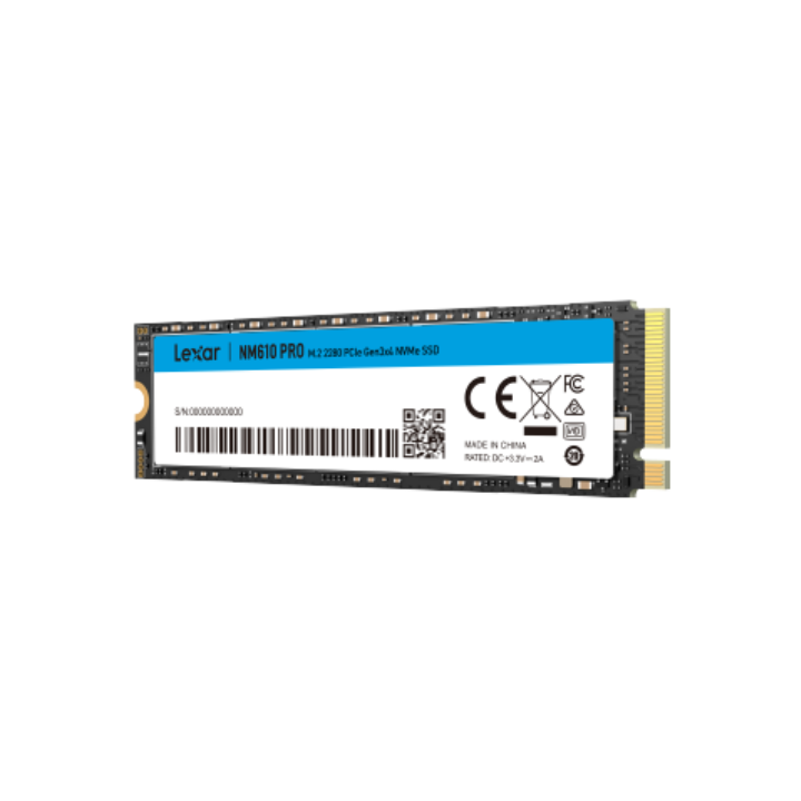 Lexar NM610 PRO M.2 PCIe Gen3x4 NVMe 2TB Disques SSD Lexar Maroc