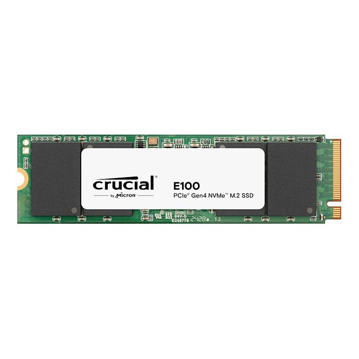 Crucial E100 M.2 PCIe NVMe 480GB Disques SSD Crucial Maroc