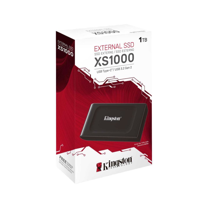 Kingston XS1000 USB 3.2 1TB Black Disques durs externes Kingston Maroc
