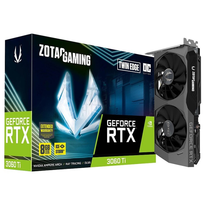 ZOTAC GeForce RTX 3060 Ti Twin Edge OC 8GB GDDR6 Cartes graphiques ...