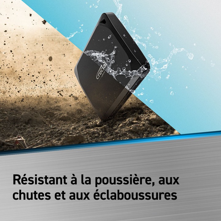 Crucial X10 Pro SSD 2TB Disques durs externes Crucial Maroc
