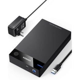 Ugreen Boitier disque dur externe USB 3.0 to 2,5/3,5 SATA Accessoir...