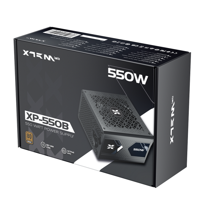 XTRMLAB XP-550B 80+ BRONZE 550W ( 2 ANS GARANTIE ) Entre 500 W et 5...