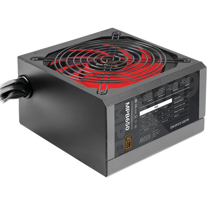 Mars Gaming MPB650 80 PLUS Bronze 650W Entre 600 W et 699 W Mars Ga...