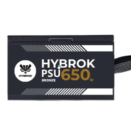 HYBROK PSU 650 80 PLUS Bronze 650W Entre 600 W et 699 W HYBROK Maroc
