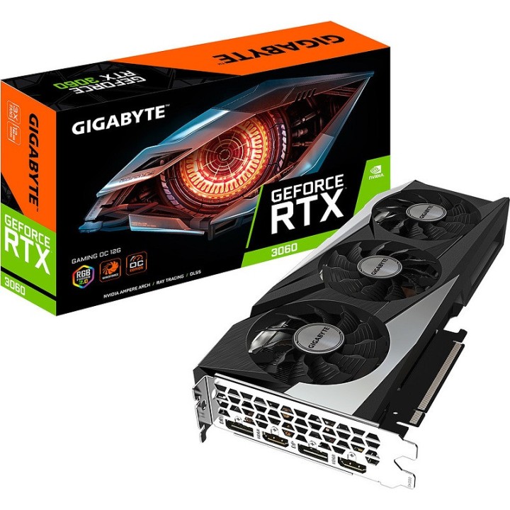 Gigabyte GeForce RTX 3060 Gaming OC 12GB GDDR6 (LHR) Cartes graphiq...