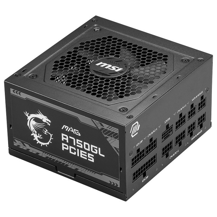 MSI MAG A750GL PCIE5 80PLUS Gold 750W Entre 700 W et 799 W MSI Maroc