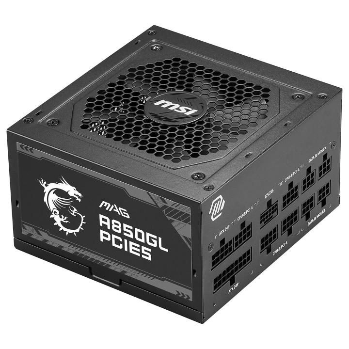 MSI MAG A850GL PCIE5 80PLUS Gold 850W Noir Entre 800 W et 899 W MSI...