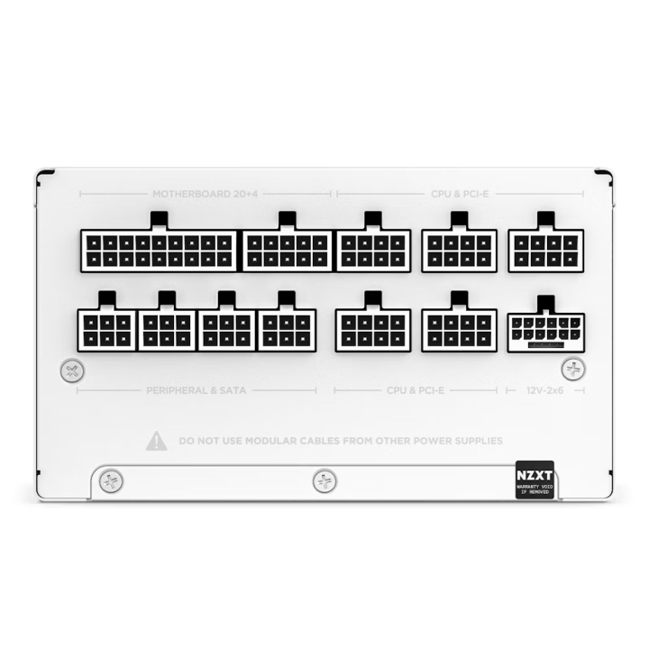 NZXT C850 Gold ATX 3.1 80PLUS GOLD 850W (White) Entre 800 W et 899 ...