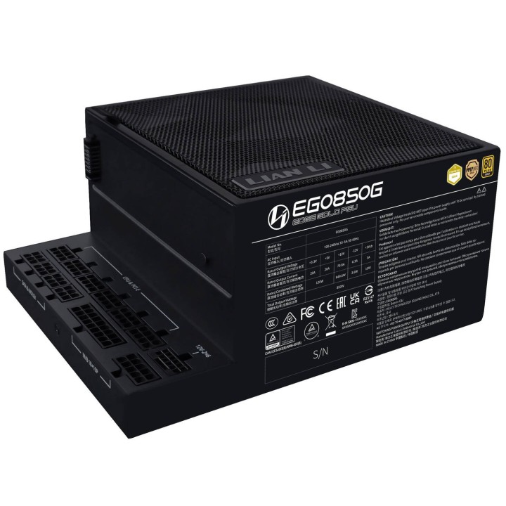 Lian Li Edge 850 80PLUS GOLD 850W (Black) Entre 800 W et 899 W Lian...