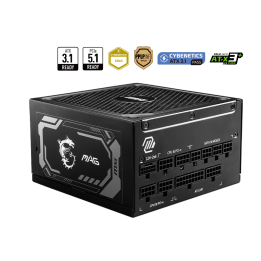 MSI MAG A1000GL PCIE5 80PLUS Gold 1000W Noir Plus de 900 W MSI Maroc