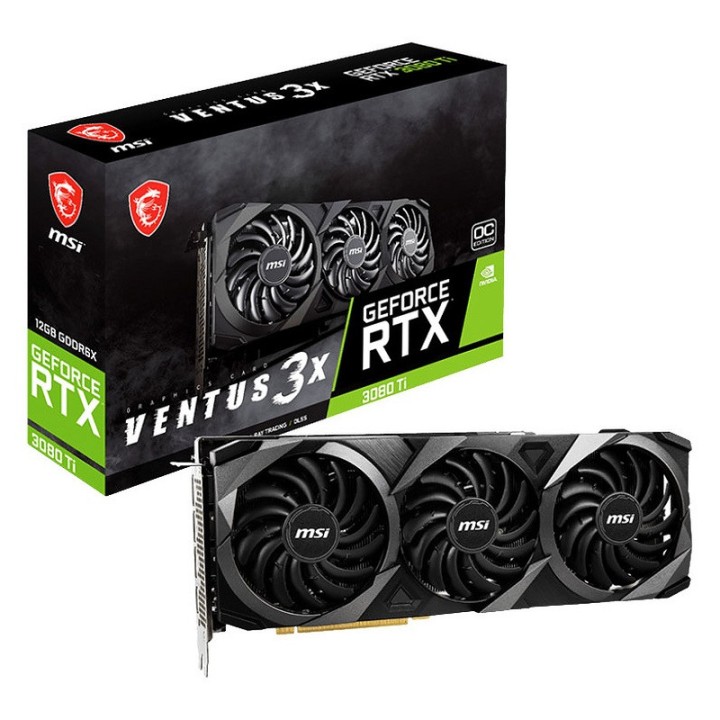 MSI GeForce RTX 3080 Ti VENTUS 3X OC 12GB GDDR6X NVIDIA MSI Maroc