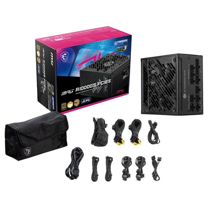 MSI MAG A1000GS PCIE5 80PLUS Gold 1000W Alimentations PC MSI Maroc
