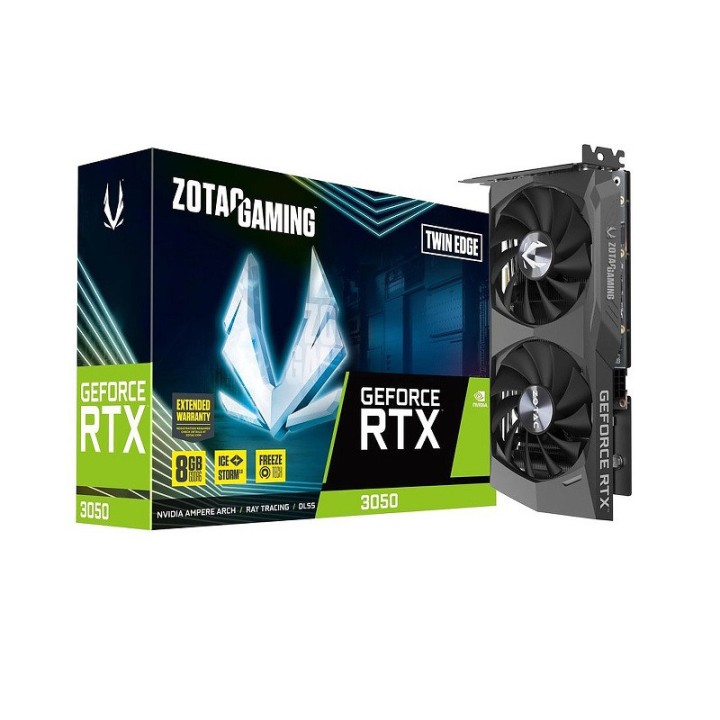 ZOTAC GeForce RTX 3050 Twin Edge 8GB GDDR6 Cartes graphiques Zotac ...