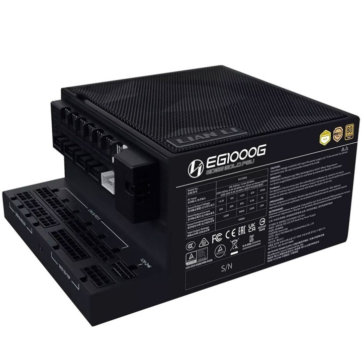 Lian Li Edge 1000 80PLUS GOLD 1000W (Black) - With Hub Plus de 900 ...