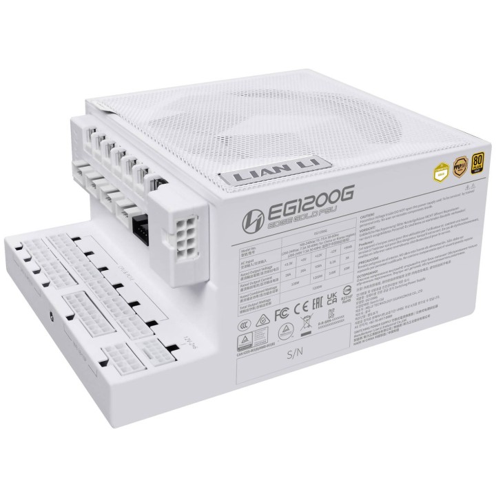 Lian Li Edge 1200 80PLUS GOLD 1200W (White) - With Hub Plus de 900 ...