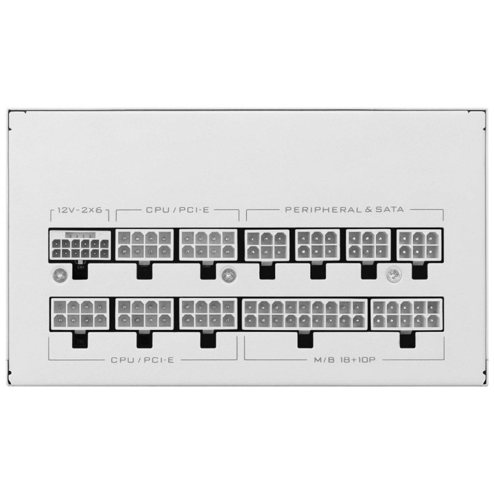 Lian Li SX 1000P Series 80PLUS PLATINUM 1000W (White) Plus de 900 W...