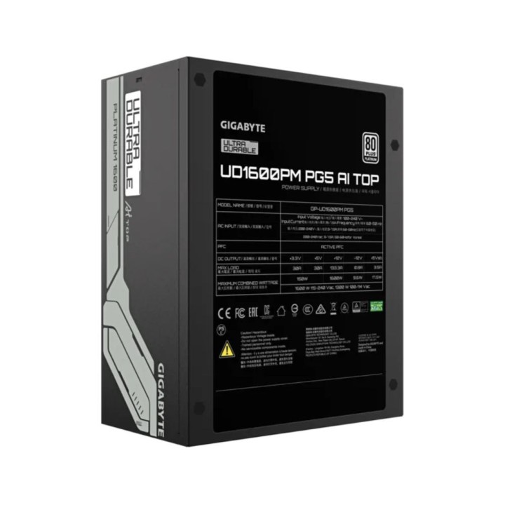 Gigabyte UD1600PM PG5 AI TOP 80 Plus Platinum 1600W Plus de 900 W G...