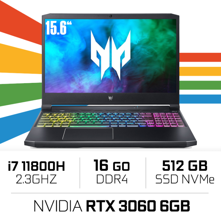 Acer Predator Helios 300 PH315-54-72WP i7 11800H/16GB/512GB SSD/RTX...