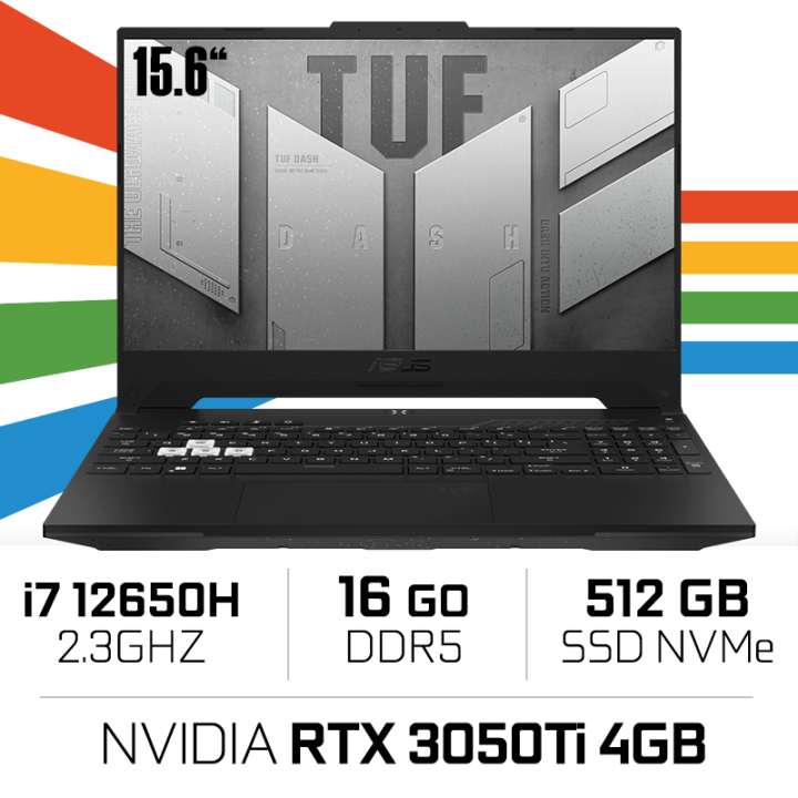 ASUS TUF DASH F15 TUF517ZE Intel Core i7 12650H/16GB/512GB SSD/RTX3...