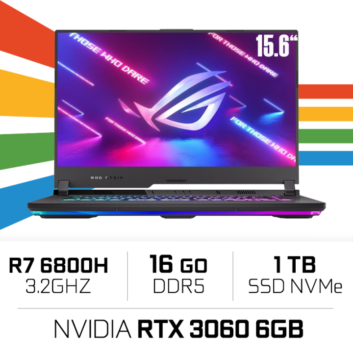 Asus ROG Strix G15 G513RM AMD R7-6800H/16GB/1TB SSD/RTX3060/15.6" Q...