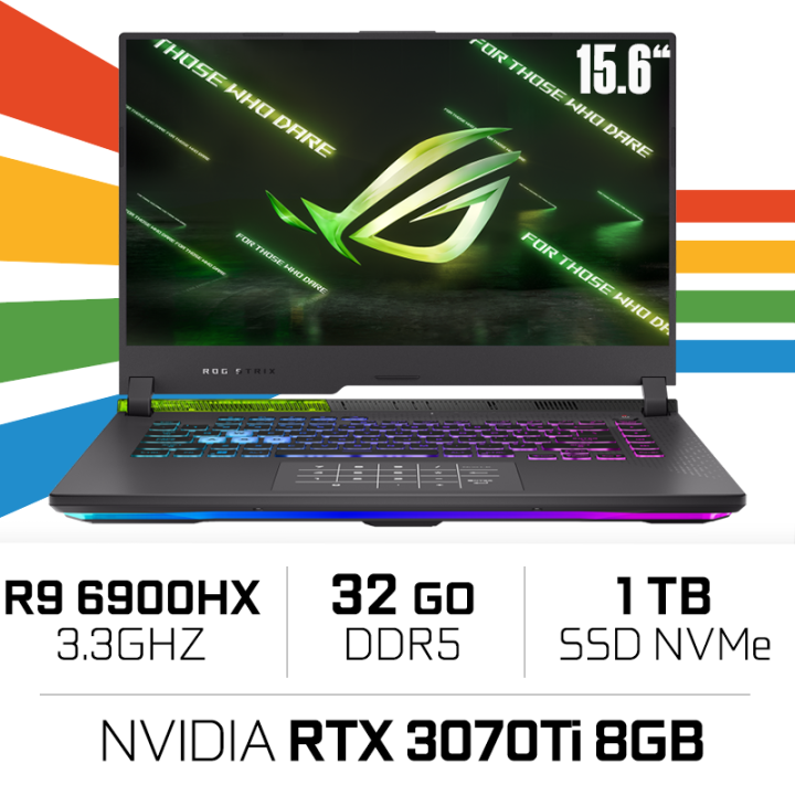 Asus ROG Strix G15 G513RW AMD R9-6900HX/32GB/1TB SSD/RTX3070Ti/15.6...