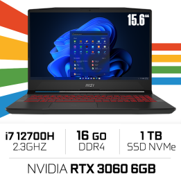 MSI Pulse GL66 12UEK-086XES i7-12700H/16GB/1TB SSD/RTX3060 6GB/15.6...