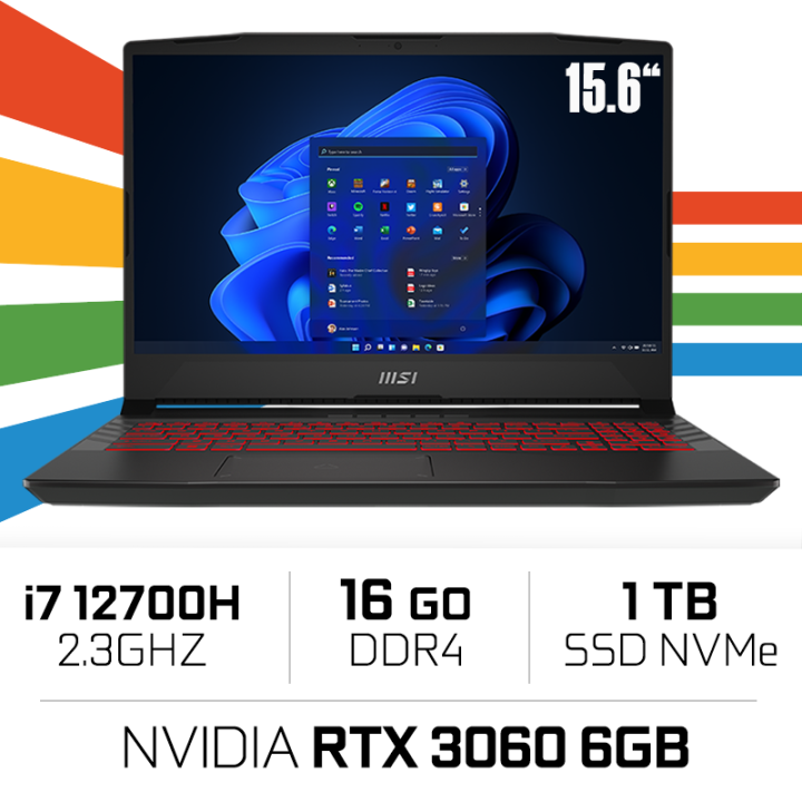 MSI Pulse GL66 12UEK-086XES i7-12700H/16GB/1TB SSD/RTX3060 6GB/15.6...